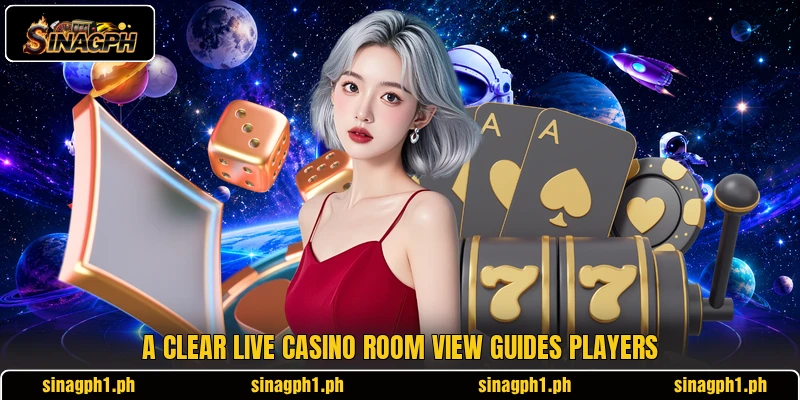 A clear live casino room view guides players A clear live casino room view guides players