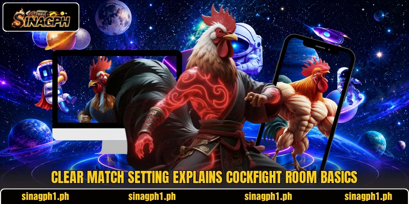 Clear match setting explains cockfight room basics Clear match setting explains cockfight room basics