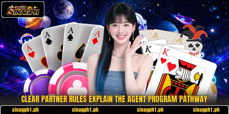Clear partner rules explain the agent program pathway Clear partner rules explain the agent program pathway