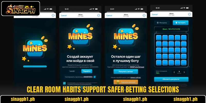 Clear room habits support safer betting selections Clear room habits support safer betting selections