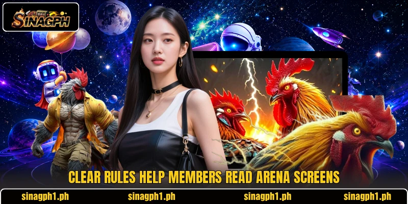 Clear rules help members read arena screens