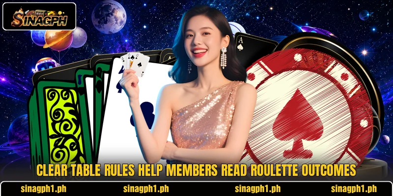 Clear table rules help members read roulette outcomes Clear table rules help members read roulette outcomes