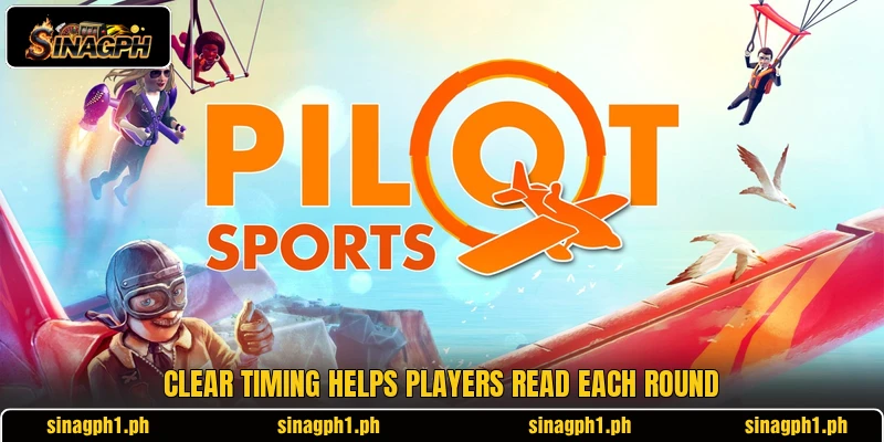 Clear timing helps players read each round Clear timing helps players read each round