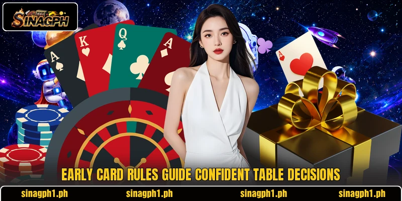 Early card rules guide confident table decisions Early card rules guide confident table decisions