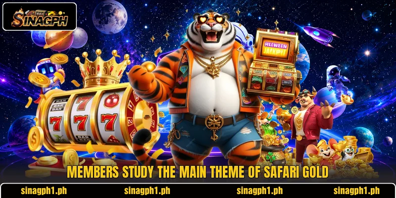 Members study the main theme of Safari Gold Members study the main theme of Safari Gold