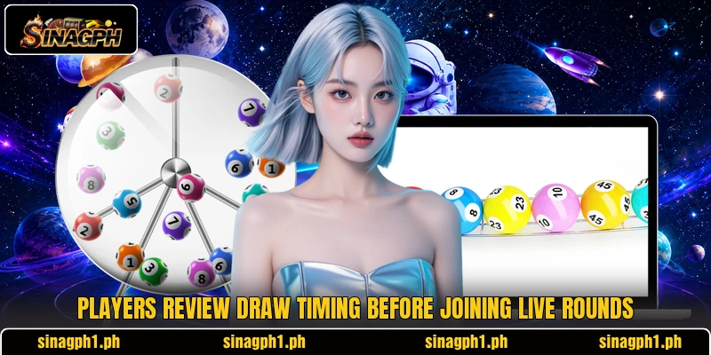 Players review draw timing before joining live rounds Players review draw timing before joining live rounds