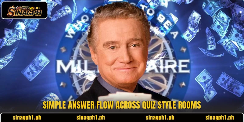 Simple answer flow across quiz style rooms Simple answer flow across quiz style rooms