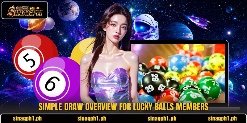 Simple draw overview for Lucky Balls members Simple draw overview for Lucky Balls members