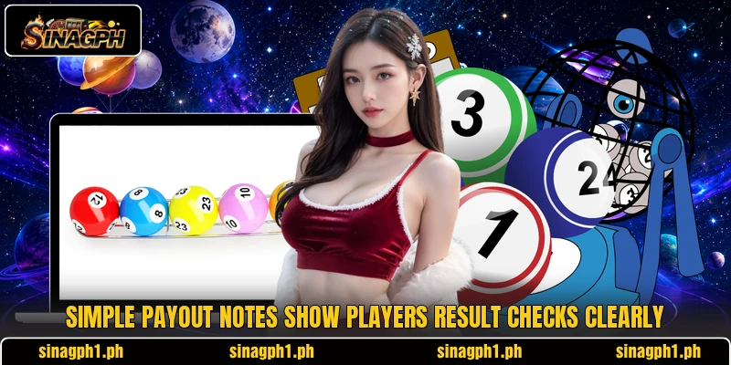 Simple payout notes show players result checks clearly Simple payout notes show players result checks clearly
