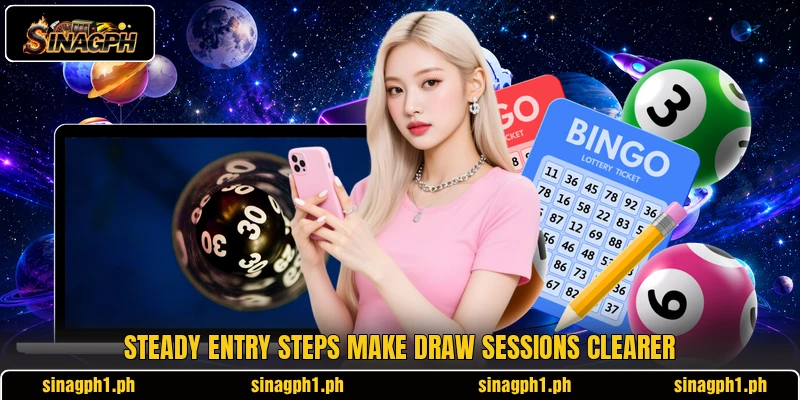 Steady entry steps make draw sessions clearer Steady entry steps make draw sessions clearer